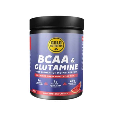 GOLD NUTRITION BCAA ET GLUTAMINE CALIFORNIA WATERMELON FLAVOUR 300 G GOLD NUTRITION BCAA ET GLUTAMINE CALIFORNIA WATERMELON FLAVOUR 300 G