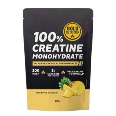 GOLD NUTRITION CREATINE MONOHYDRATE PINEAPPLE FLAVOUR 200 G GOLD NUTRITION CREATINE MONOHYDRATE PINEAPPLE FLAVOUR 200 G
