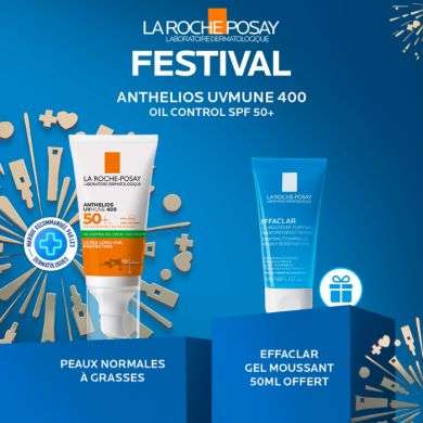 LA ROCHE POSAY OFFRE ANTHELIOS UVMUNE400 OIL CONTROL INVISIBLE SPF50+ 50ML