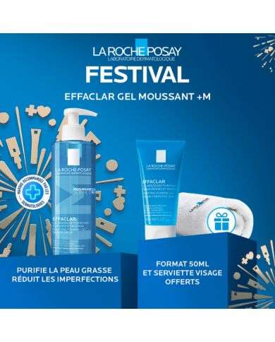 LA ROCHE POSAY EFFACLAR GEL MOUSSANT PURIFIANT PEAUX SENSIBLES GRASSES 400 ML LA ROCHE POSAY EFFACLAR GEL MOUSSANT PURIFIANT PEAUX SENSIBLES GRASSES 400 ML