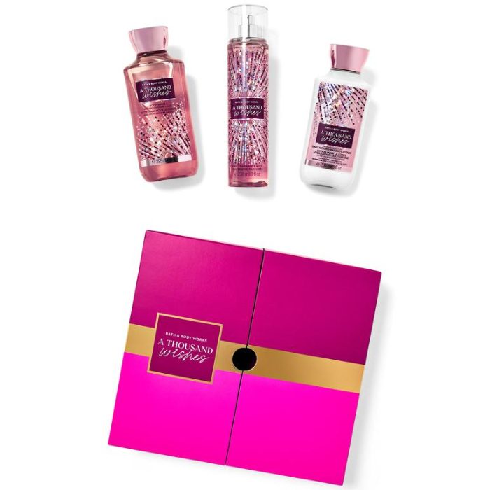 BATH AND BODY WORKS A THOUSAND WISHES BATH AND BODY WORKS A THOUSAND WISHES