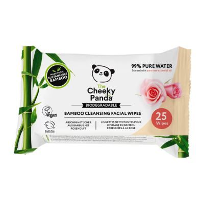 THE CHEEKY PANDA LINGETTES NETTOYANTES VISAGE ROSE 25 UNITES THE CHEEKY PANDA LINGETTES NETTOYANTES VISAGE ROSE 25 UNITES