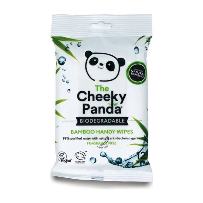 THE CHEEKY PANDA BAMBOO LINGETTES MAINS 12 UNITES THE CHEEKY PANDA BAMBOO LINGETTES MAINS 12 UNITES