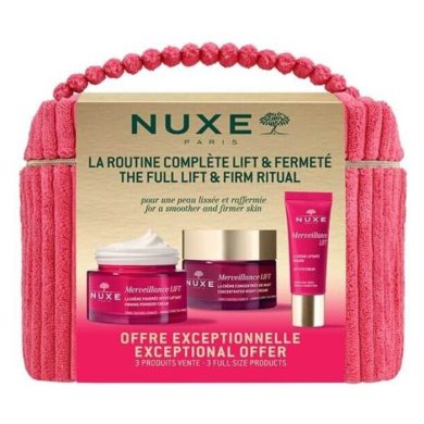 NUXE OFFRE EXCEPTIONNELLE LA ROUTINE COMPLETE LIFT ET FERMETE NUXE OFFRE EXCEPTIONNELLE LA ROUTINE COMPLETE LIFT ET FERMETE