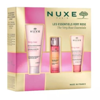 NUXE COFFRET LES ESSENTIELS VERY ROSE NUXE COFFRET LES ESSENTIELS VERY ROSE