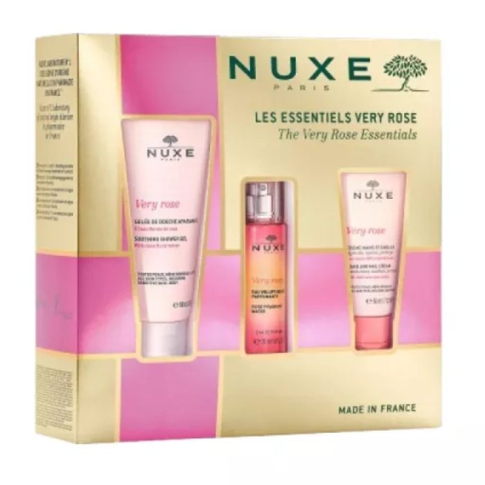 NUXE COFFRET LES ESSENTIELS VERY ROSE NUXE COFFRET LES ESSENTIELS VERY ROSE