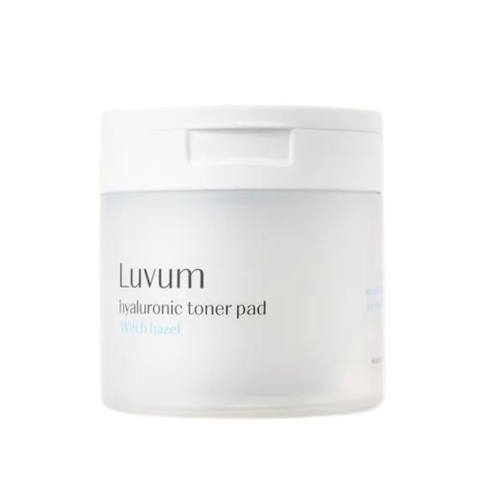 LUVUM HYALURONIC TONER PAD WITH HAZEL 60 PADS LUVUM HYALURONIC TONER PAD WITH HAZEL 60 PADS