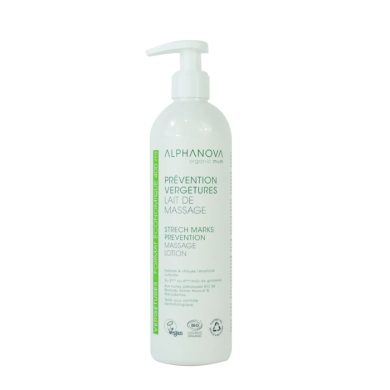 ALPHANOVA PREVENTION VERGETURES LAIT DE MASSAGE 400 ML