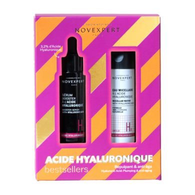 NOVEXPRET ACIDE HYALUORONIQUE SERUM BOOSTER + EAU MICELLAIRE NOVEXPRET ACIDE HYALUORONIQUE SERUM BOOSTER + EAU MICELLAIRE