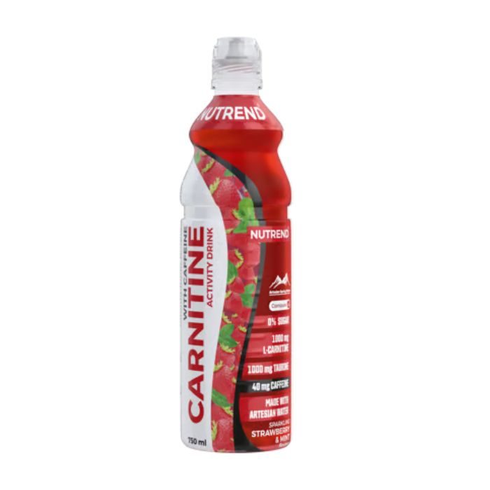 NUTREND CARNITINE ACTIVITY DRINK AVEC CAFEINE GOUT FRAISE ET MENTHE750ML