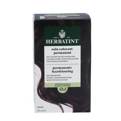 HERBATINT SOIN COLORANT PERMANENT 4M CHATAIN ACAJOU 150 ML