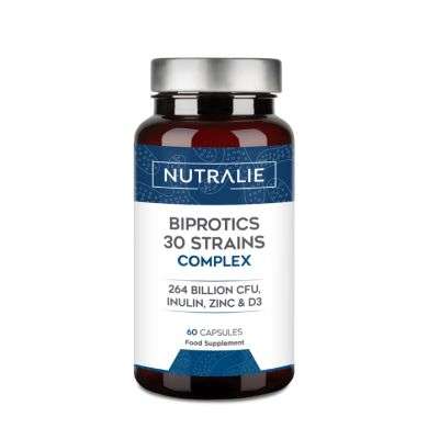 NUTRALIE BIPROTICS 30 STRAINS COMPLEX 60 CAPSULES
