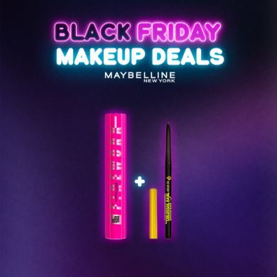 MAYBELLINE OFFRE SPECIALE MASCARA FIREWORK 10 ML + MAYBELLINE CRAYON THE COLOSSAL KAJAL NOIR A L'HUILE D'ARGAN OFFERT