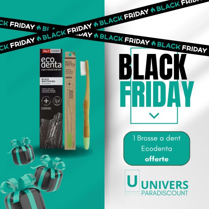 ECODENTA DENTIFRICE BLANCHISSANT AU CHARBON ACTIF 100 ML