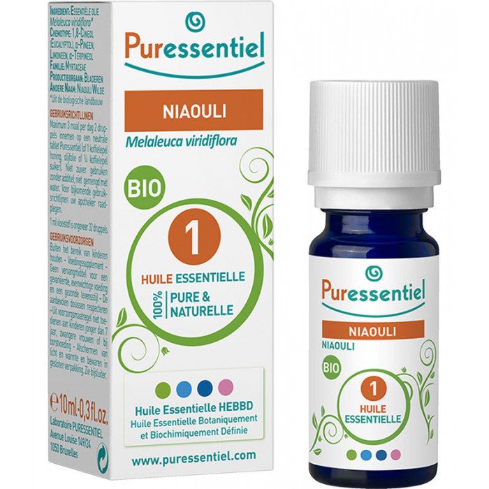 PURESSENTIEL Huile essentielle bio Niaouli - flacon de 10 ml - Pur