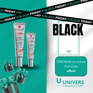 ERBORIAN CC CREAME A LA CENTELLA CLAIR SOIN ILLUMINATEUR VISAGE SPF 25 15 ML