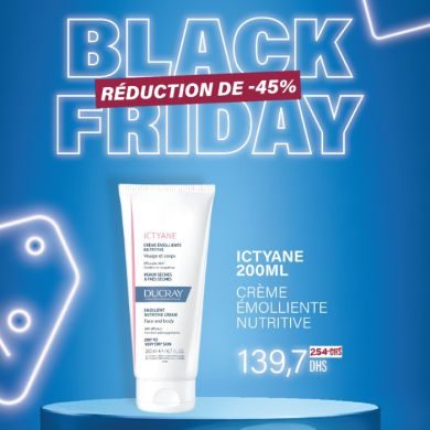DUCRAY ICTYANE CREME EMOLLIENTE NUTRITIVE VISAGE ET CORPS 200 ML