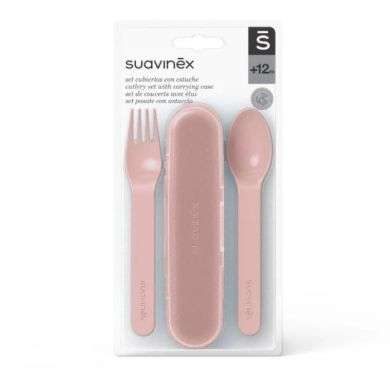SUAVINEX SET DE COUVERTS AVEC ETUI +12M