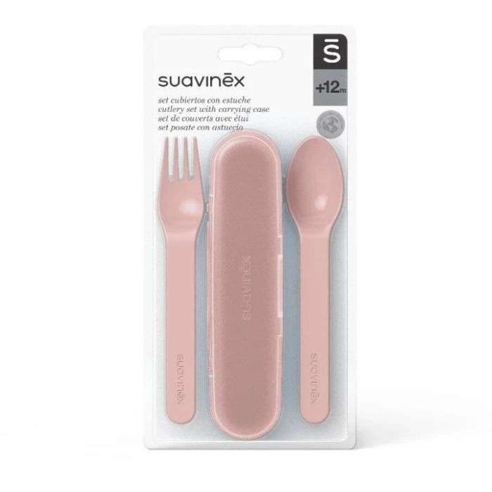SUAVINEX SET DE COUVERTS AVEC ETUI +12M