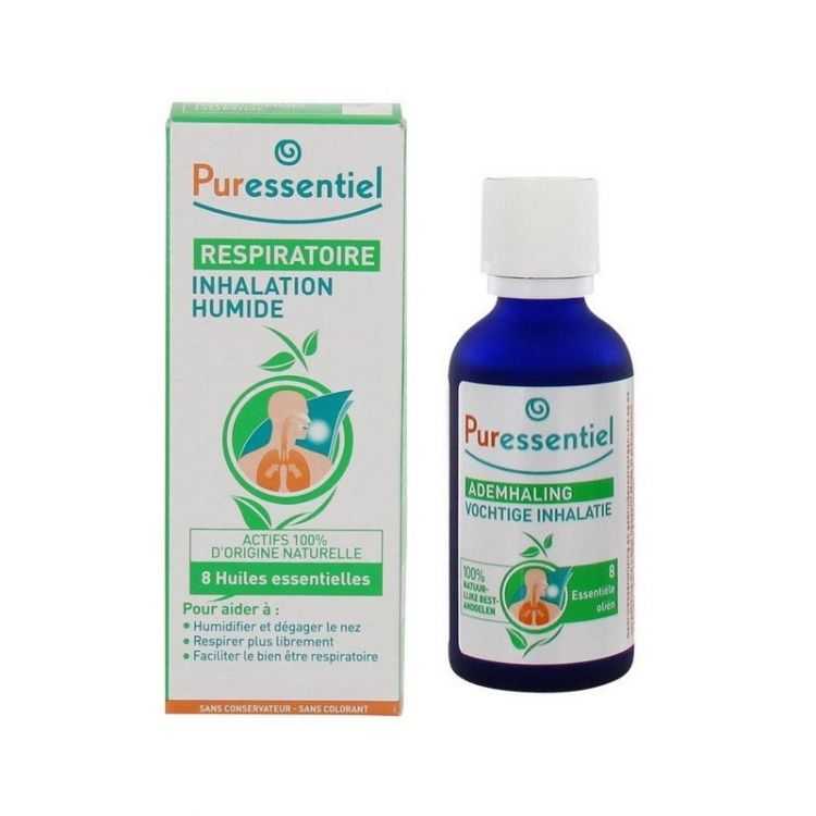 Puressentiel Inhalation humide respiratoire - flacon de 50 ml - Pu