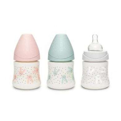 SUAVINEX PREMIUM BIBERON TETINE RONDE DEBIT LENT +0M 150ML