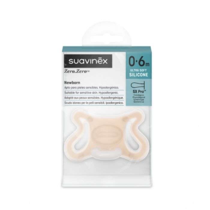 SUAVINEX ZERO ZERO NEWBORN SUCETTE SX PRO 0.6M ULTRA SOFT SILICONE