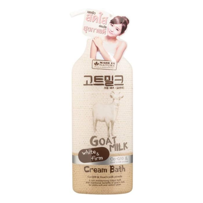 MADE IN NATURE GOAT MILK WHITE AND FIRM CREAM BATH 450 ML