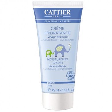 Cattier Bébé Crème Hydratante Hypoallergénique 75 ml Cattier Bébé Crème Hydratante Hypoallergénique 75 ml