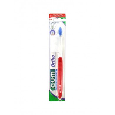 GUM Brosse à Dents Orthodontique 124 GUM Brosse à Dents Orthodontique 124