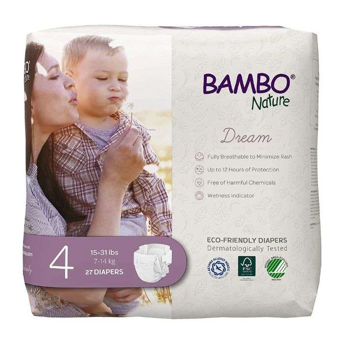 BAMBO NATURE DREAM COUCHES BEBE 4 L 7 14 KG 27 UNITES