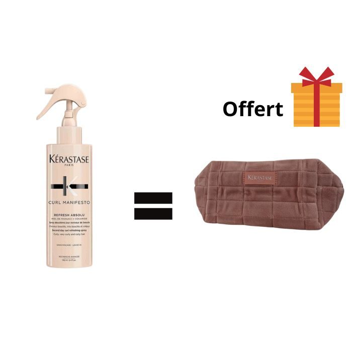 KERASTASE CURL MANIFESTO REFRESH ABSOLU 190ML + TROUSSE OFFERTE