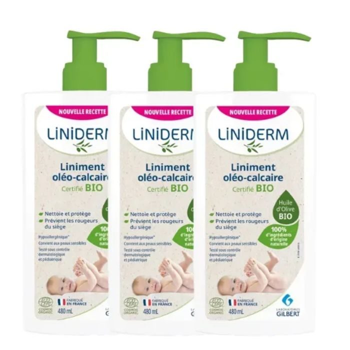 GILBERT LINIDERM LINIMENT OLEO CALCAIRE PACK DE 3
