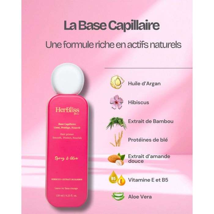 HERBLISS SPRAY ET GLOW BASE CAPILLAIRE LEAVE IN 120ML