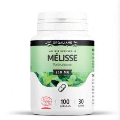 ORGALIANE MELISSE FEUILLE 100 GELULES