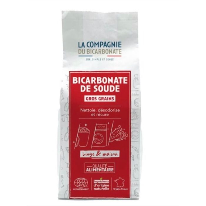 LA COMPAGNIE DU BICARBONATE BICARBONATE DE SOUDRE GROS GRAINS LINGE ET MAISON 1KG