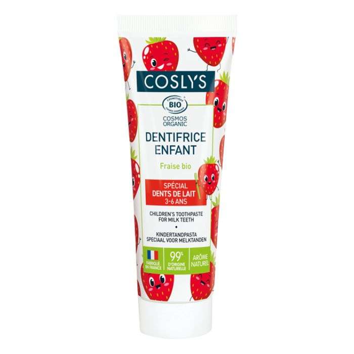 COSLYS DENTIFRICE ENFANT FRAISE BIO 3-6 ANS 50 ML