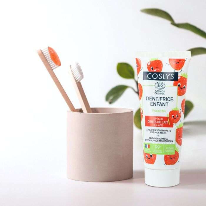 COSLYS DENTIFRICE ENFANT FRAISE BIO 3-6 ANS 50 ML