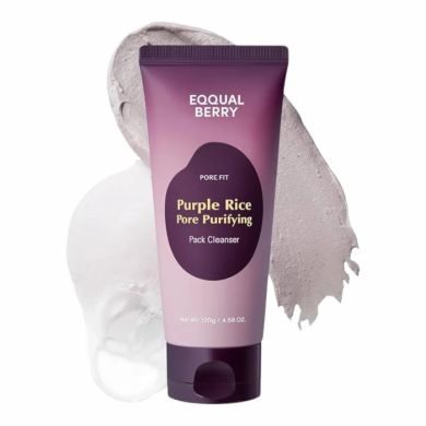 EQQUAL BERRY PURPLE RICE PORE PURIFYING PACK CLEANDER 130 G