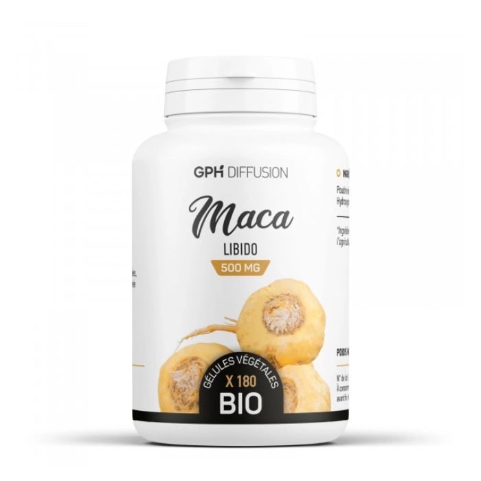 GPH DIFFUION MACA 500 MG 180 GELULES
