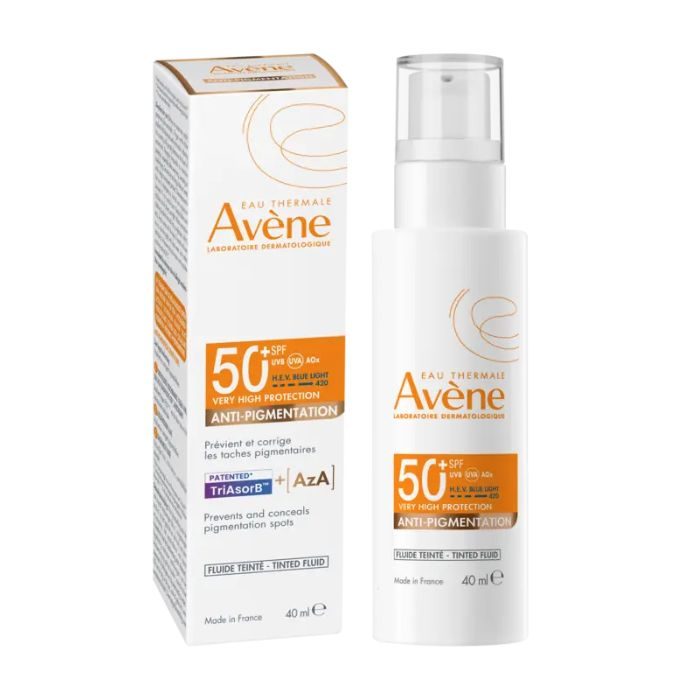 AVENE CREME SOLAIRE ANTI PIGMENTATION SPF 50+ FUIDE TEINTE 40 ML