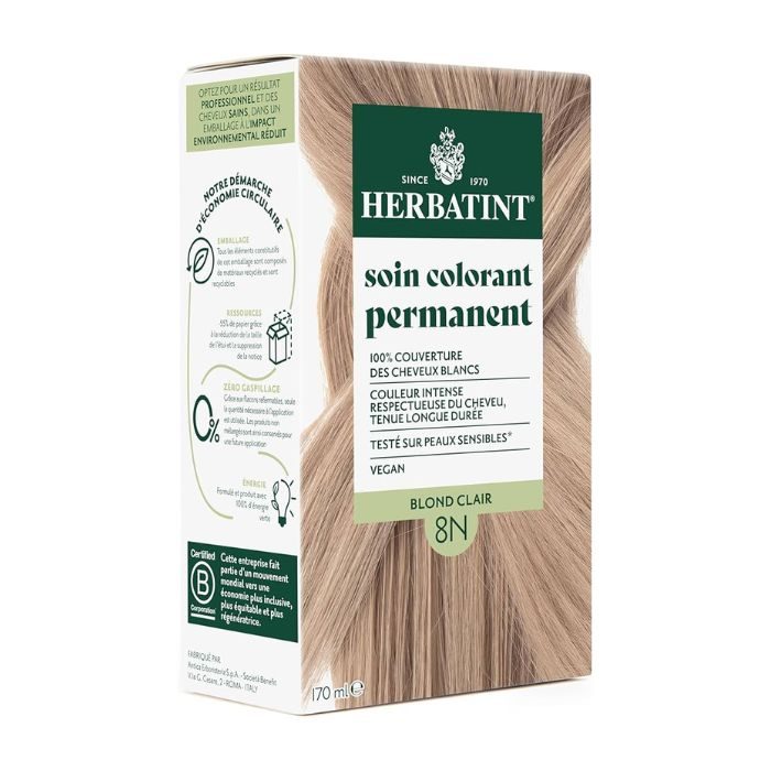 HERBATINT SOIN COLORANT PERMANANT 8N BLOND CLAIR 170 ML