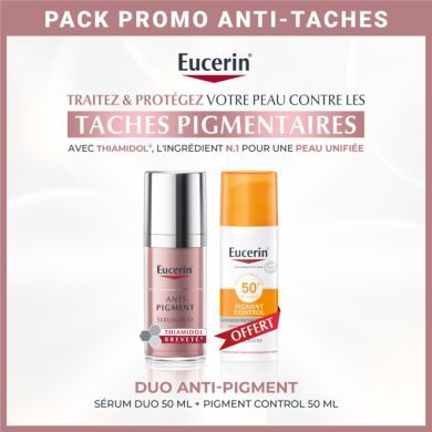 EUCERIN OFFRE ANTI PIGMENT SERUM DUO 30 ML + PIGMENT CONTROL 50ML SPF50 OFFERT