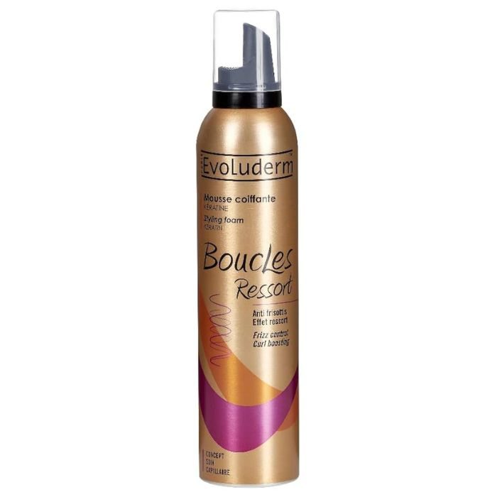 EVOLUDERM MOUSSE COIFFANTE BOUCLES RESSORT 200 ML