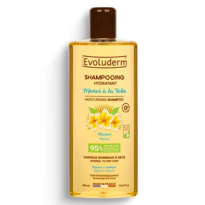 EVOLUDERM SHAMPOOING HYDRATANT MONOI A LA FOLIE 400 ML
