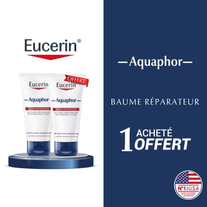 EUCERIN OFFRE 1 AQUAPHOR BAUME REPARATEUR CUTANE 40 G ACHETE 1 OFFERT
