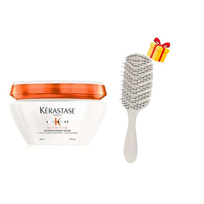 KERASTASE OFFRE NUTRITIVE MASQUINTENSE RICHE200ML + BROSSE GM OFFERTE