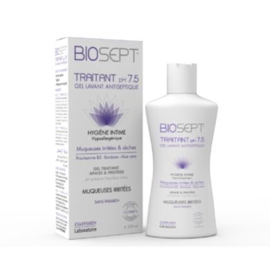 BIOSEPT TRAITANT GEL LAVANT ANTISEPTIQUE PH 7.5 200ML