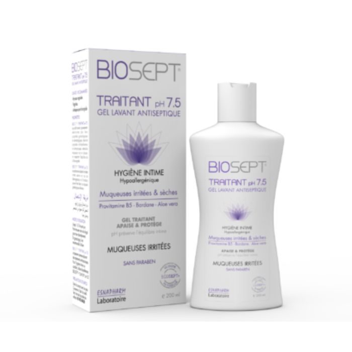 BIOSEPT TRAITANT GEL LAVANT ANTISEPTIQUE PH 7.5 200ML