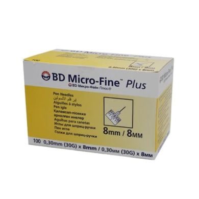 BD MICRO FINE PLUS 8MM X 8MM