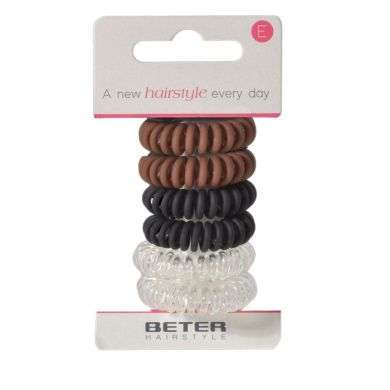 BETER ELASTIQUES CHEVEUX SPIRALE REF 19224